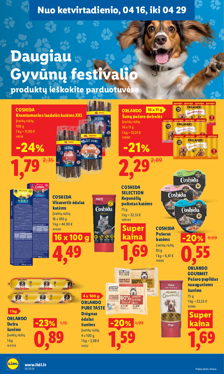 lidl - MAISTO PREKIŲ PASIŪLYMAI (2026-04-13 - 2026-04-19) - page: 32