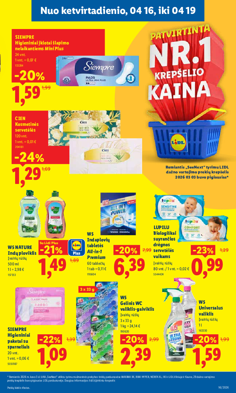 lidl - MAISTO PREKIŲ PASIŪLYMAI (2026-04-13 - 2026-04-19) - page: 33