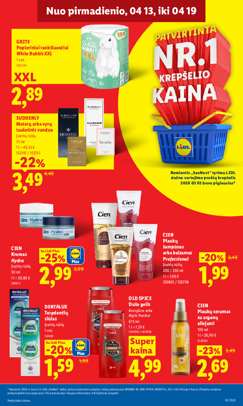 lidl - MAISTO PREKIŲ PASIŪLYMAI (2026-04-13 - 2026-04-19) - page: 19