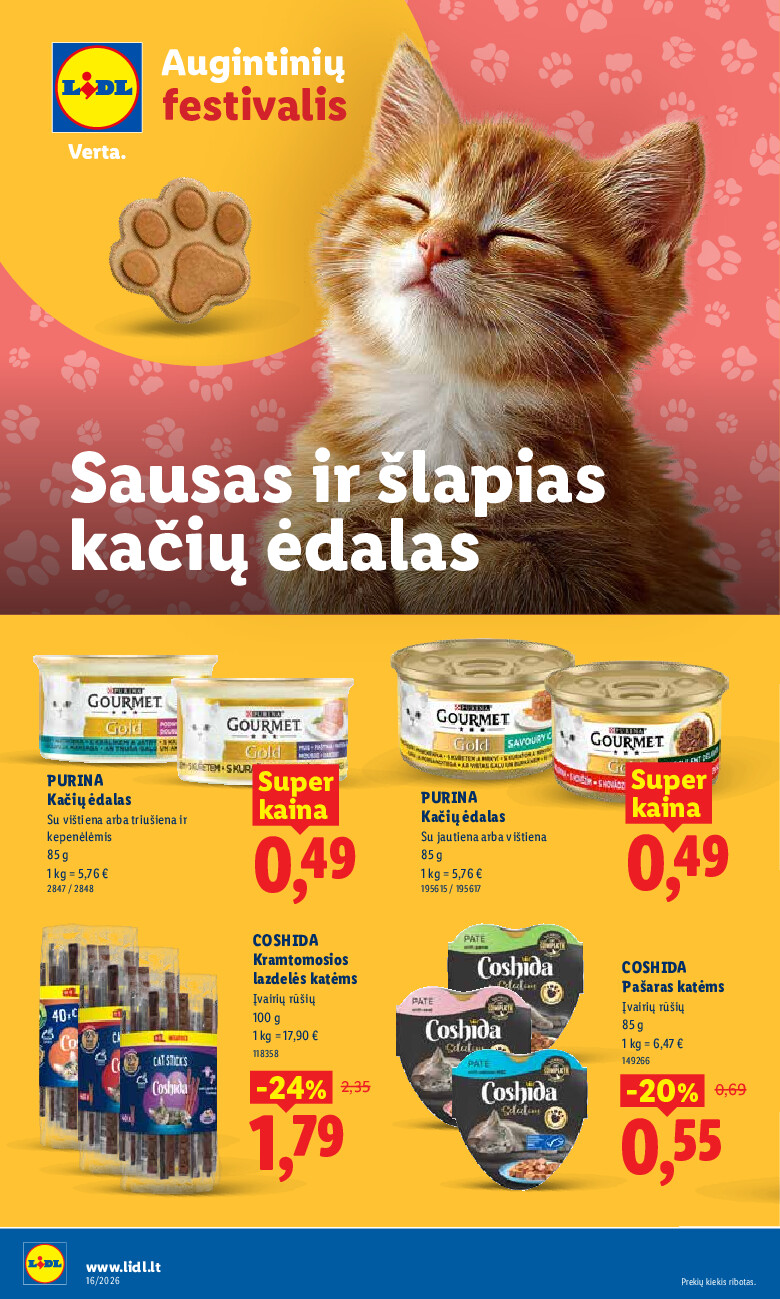 lidl - MAISTO PREKIŲ PASIŪLYMAI (2026-04-13 - 2026-04-19) - page: 28