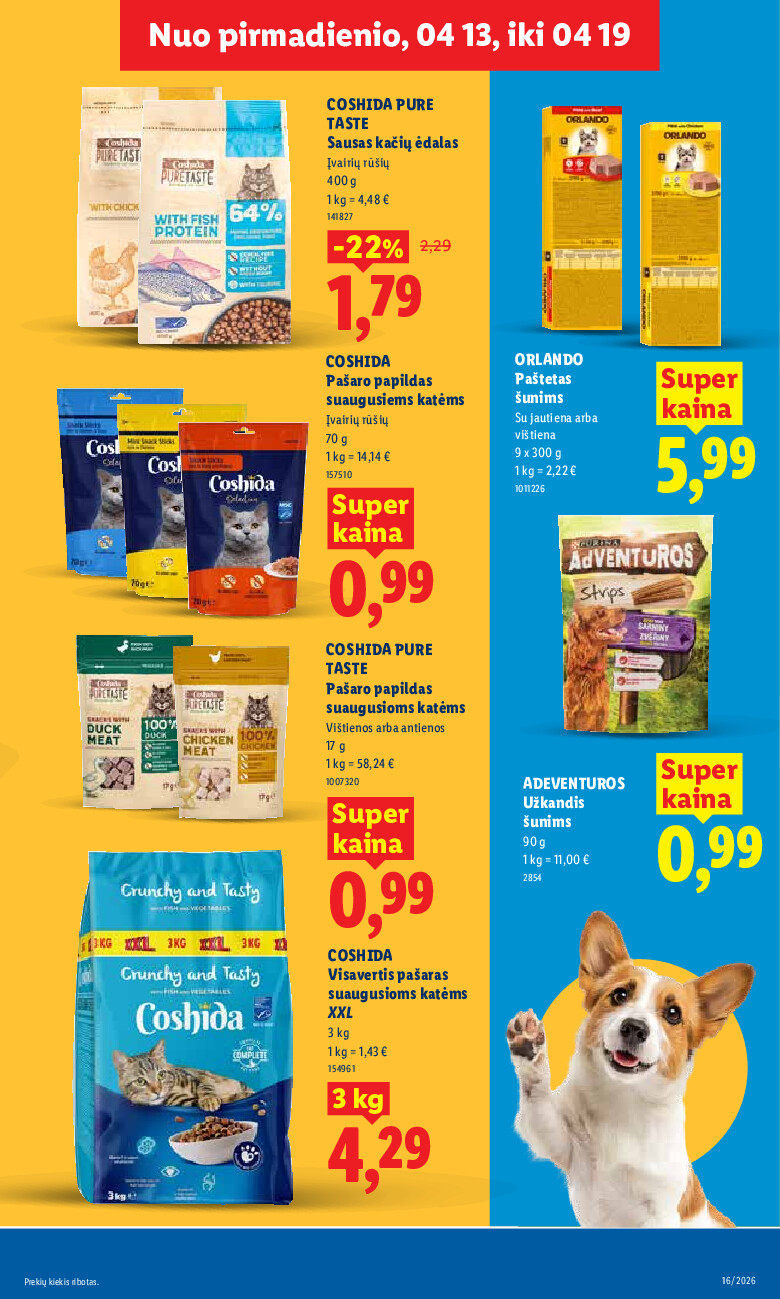 lidl - MAISTO PREKIŲ PASIŪLYMAI (2026-04-13 - 2026-04-19) - page: 29