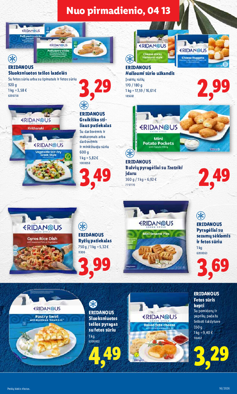 lidl - MAISTO PREKIŲ PASIŪLYMAI (2026-04-13 - 2026-04-19) - page: 11