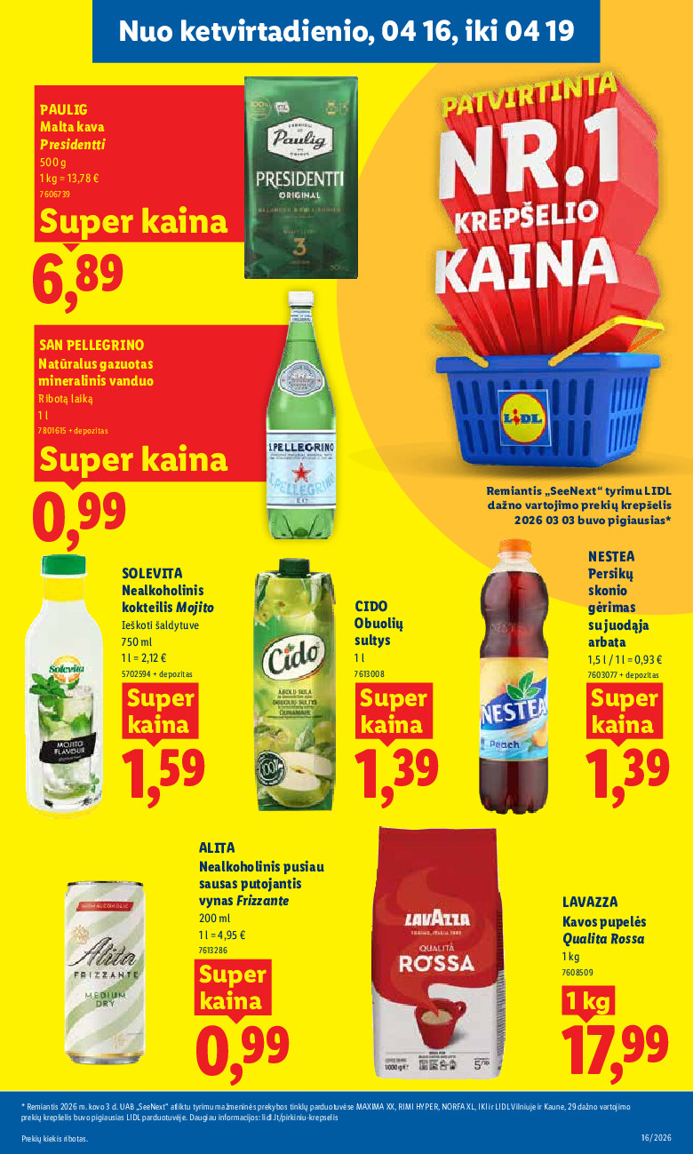lidl - MAISTO PREKIŲ PASIŪLYMAI (2026-04-13 - 2026-04-19) - page: 35