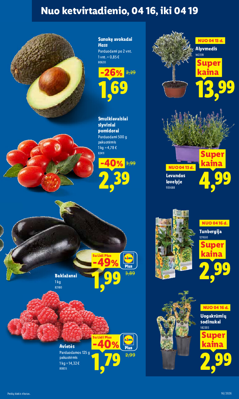 lidl - MAISTO PREKIŲ PASIŪLYMAI (2026-04-13 - 2026-04-19) - page: 41