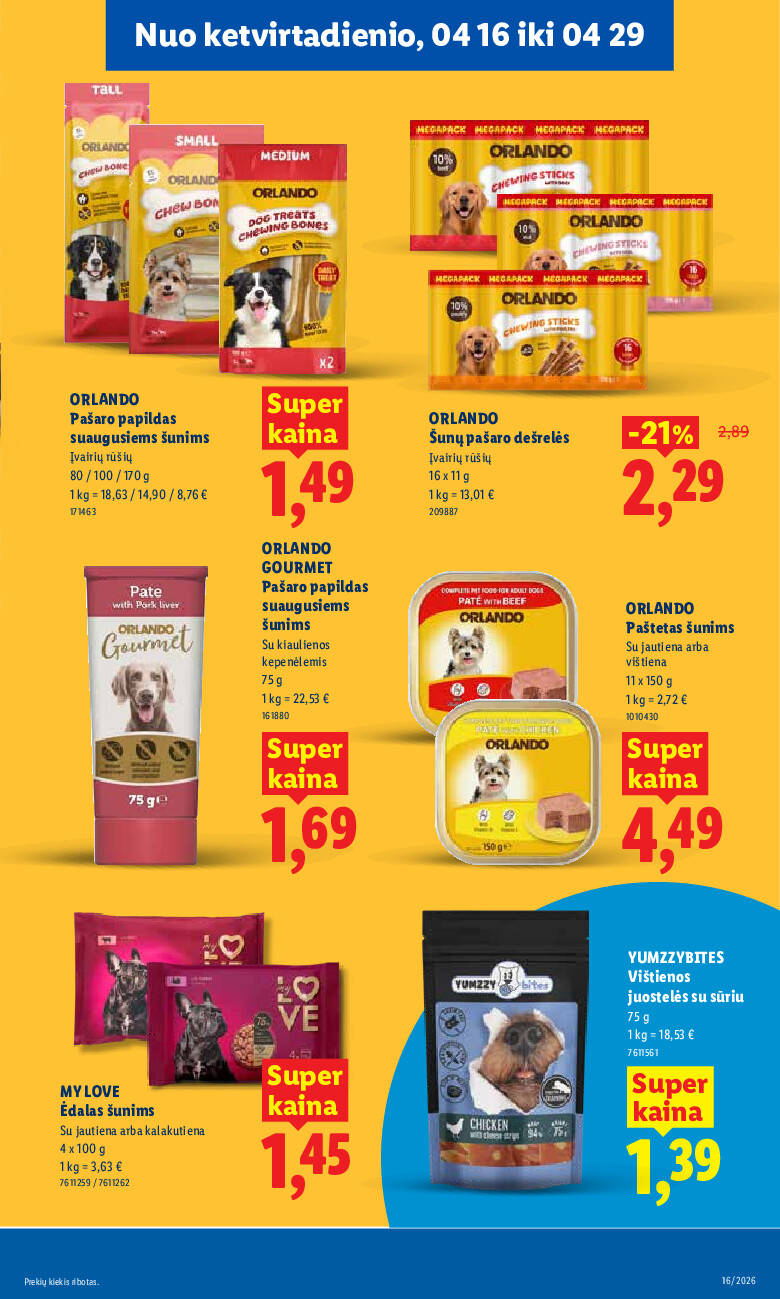 lidl - MAISTO PREKIŲ PASIŪLYMAI (2026-04-13 - 2026-04-19) - page: 25