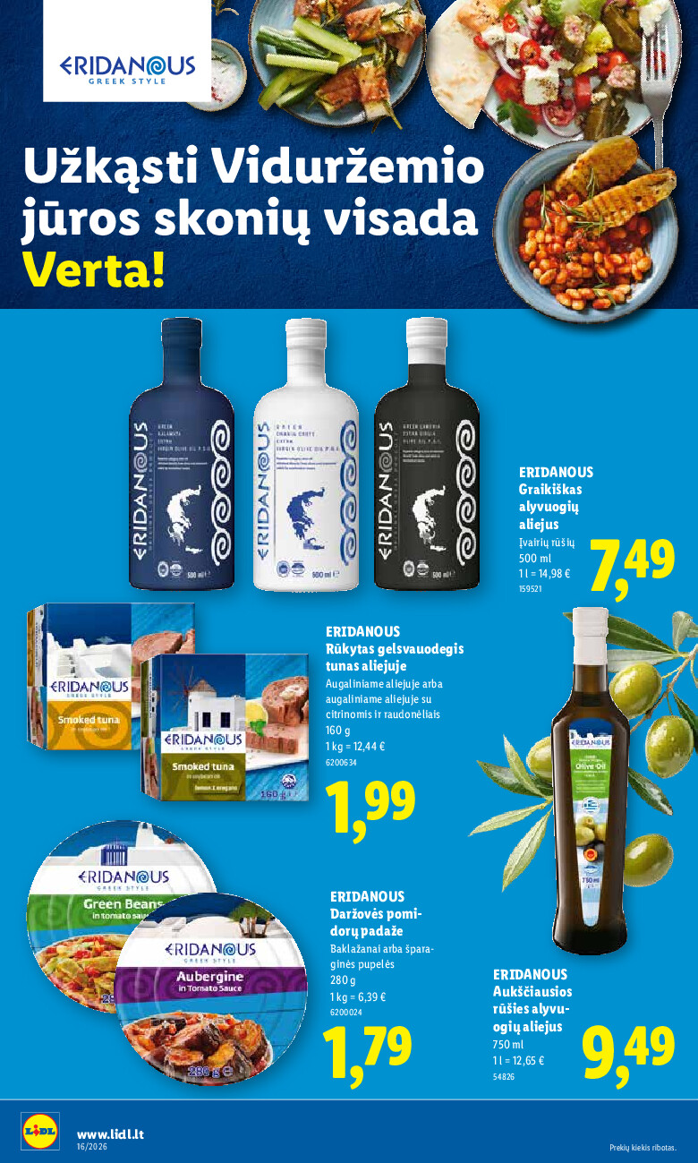 lidl - MAISTO PREKIŲ PASIŪLYMAI (2026-04-13 - 2026-04-19) - page: 12