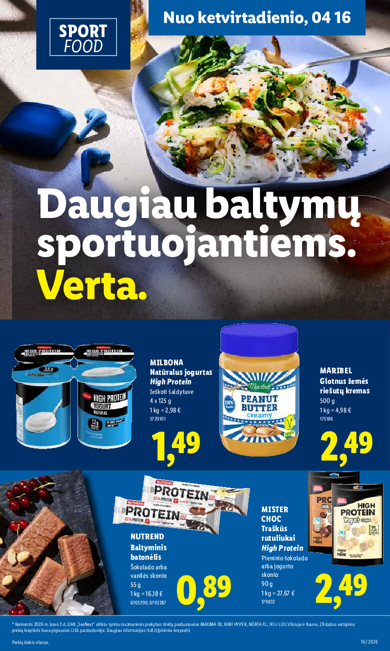 lidl - MAISTO PREKIŲ PASIŪLYMAI (2026-04-13 - 2026-04-19) - page: 21