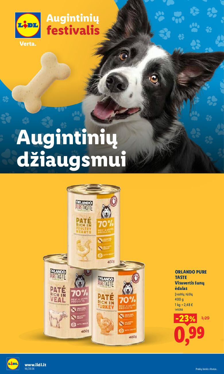 lidl - MAISTO PREKIŲ PASIŪLYMAI (2026-04-13 - 2026-04-19) - page: 26