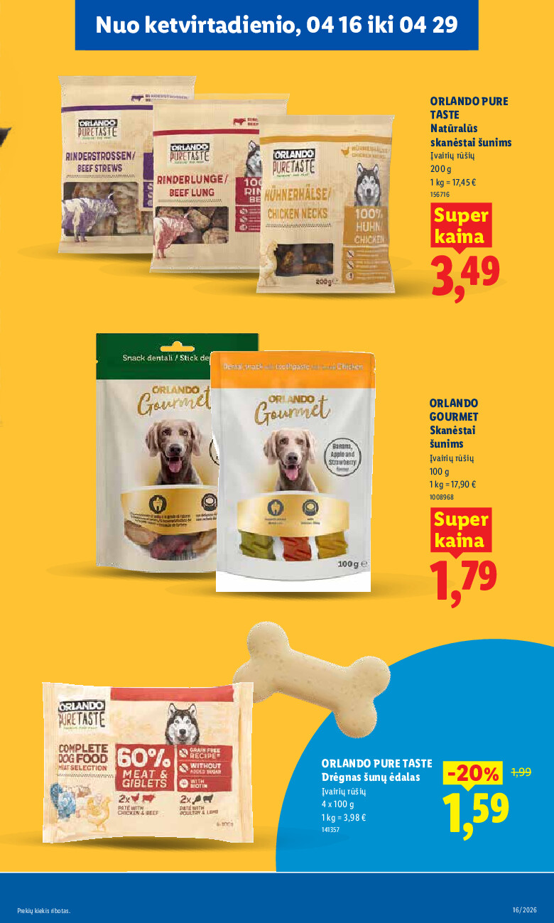 lidl - MAISTO PREKIŲ PASIŪLYMAI (2026-04-13 - 2026-04-19) - page: 27