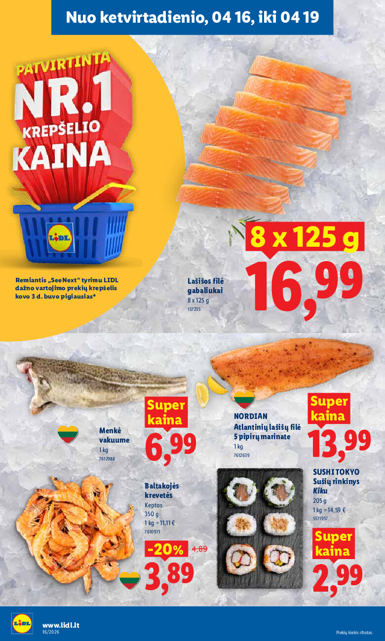 lidl - MAISTO PREKIŲ PASIŪLYMAI (2026-04-13 - 2026-04-19) - page: 42