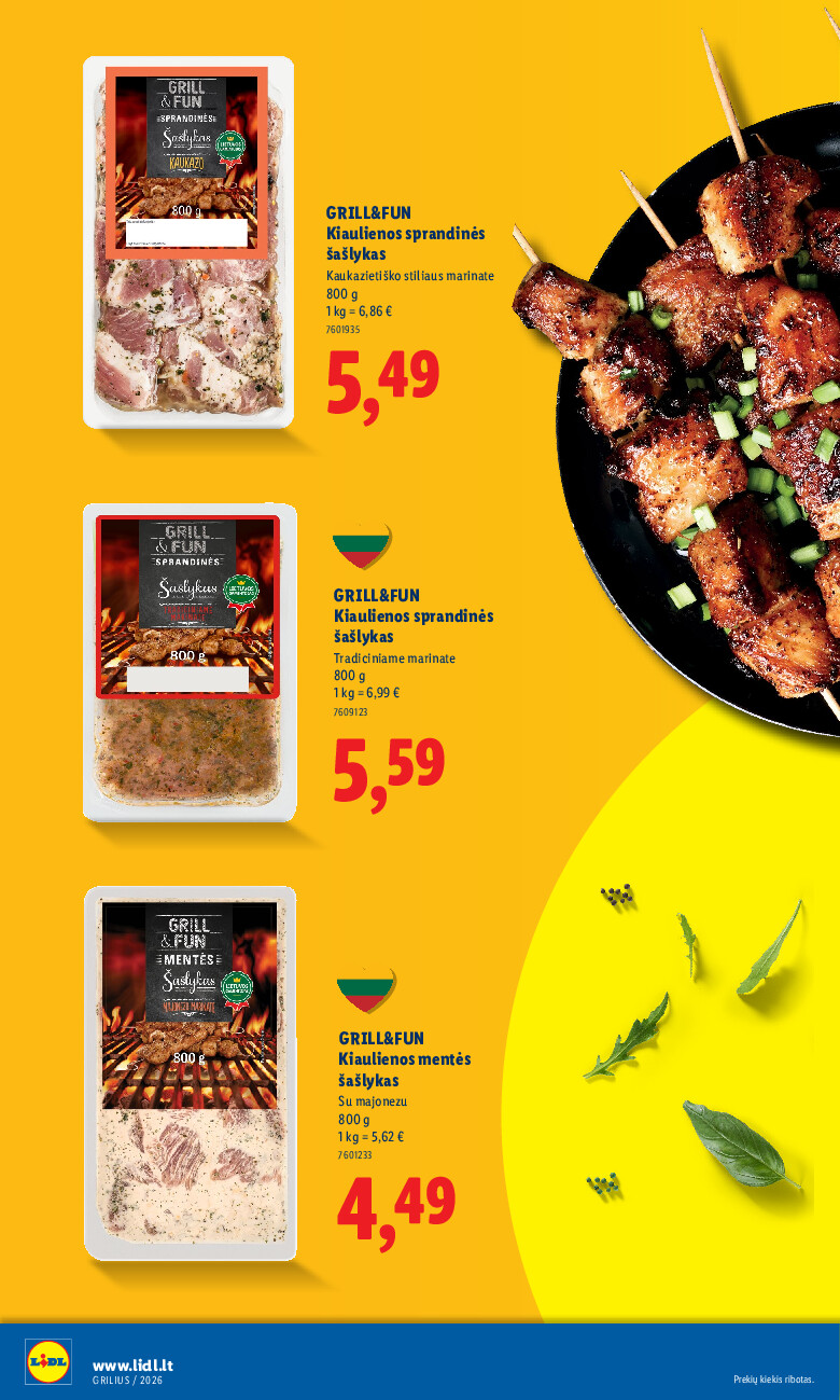 lidl - Grilio katalogas (2026-04-06 - 2026-08-31) - page: 12