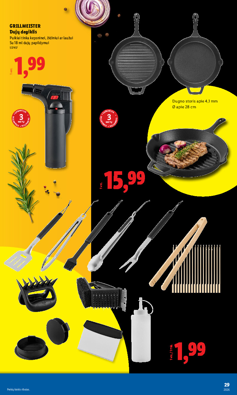 lidl - Grilio katalogas (2026-04-06 - 2026-08-31) - page: 29