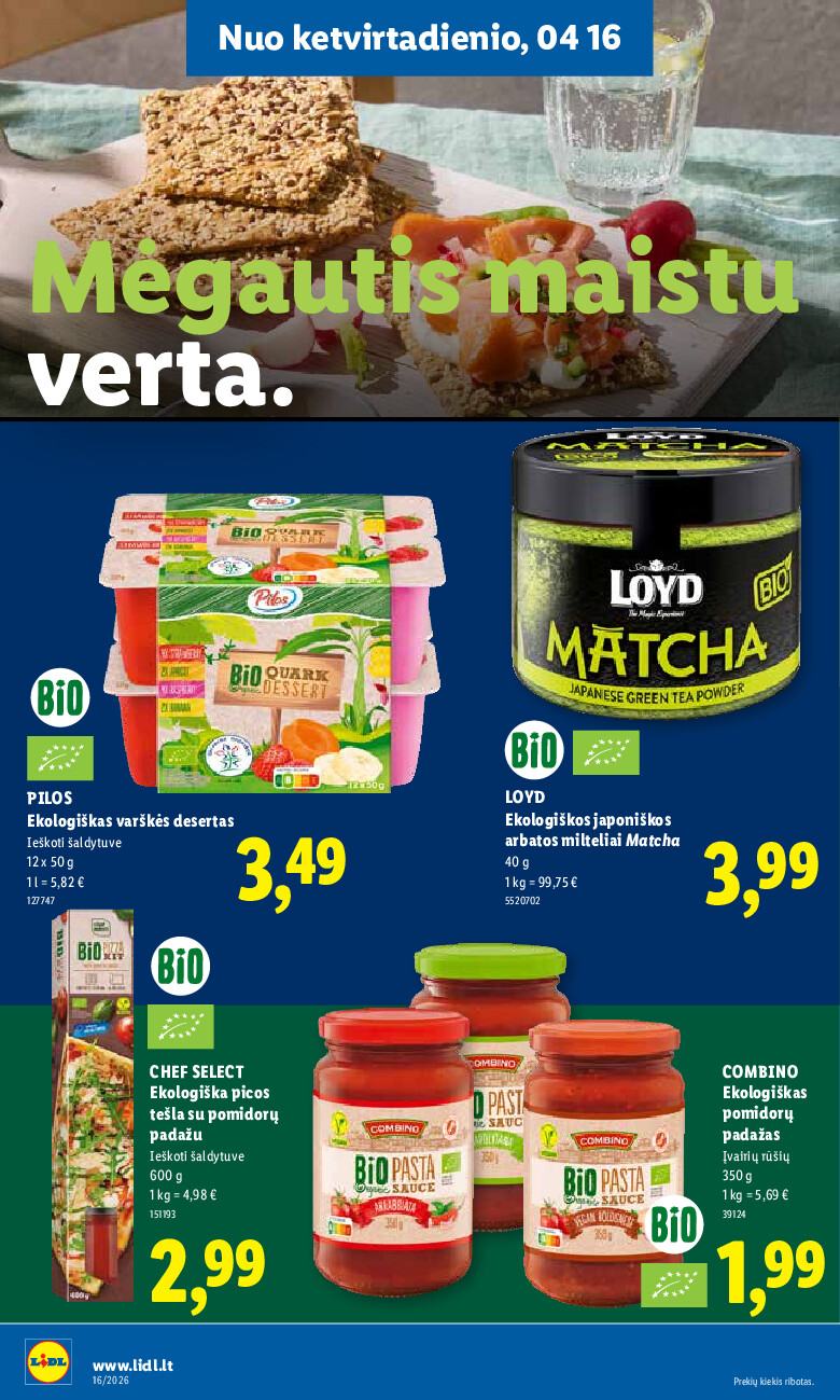 lidl - MAISTO PREKIŲ PASIŪLYMAI (2026-04-13 - 2026-04-19) - page: 22