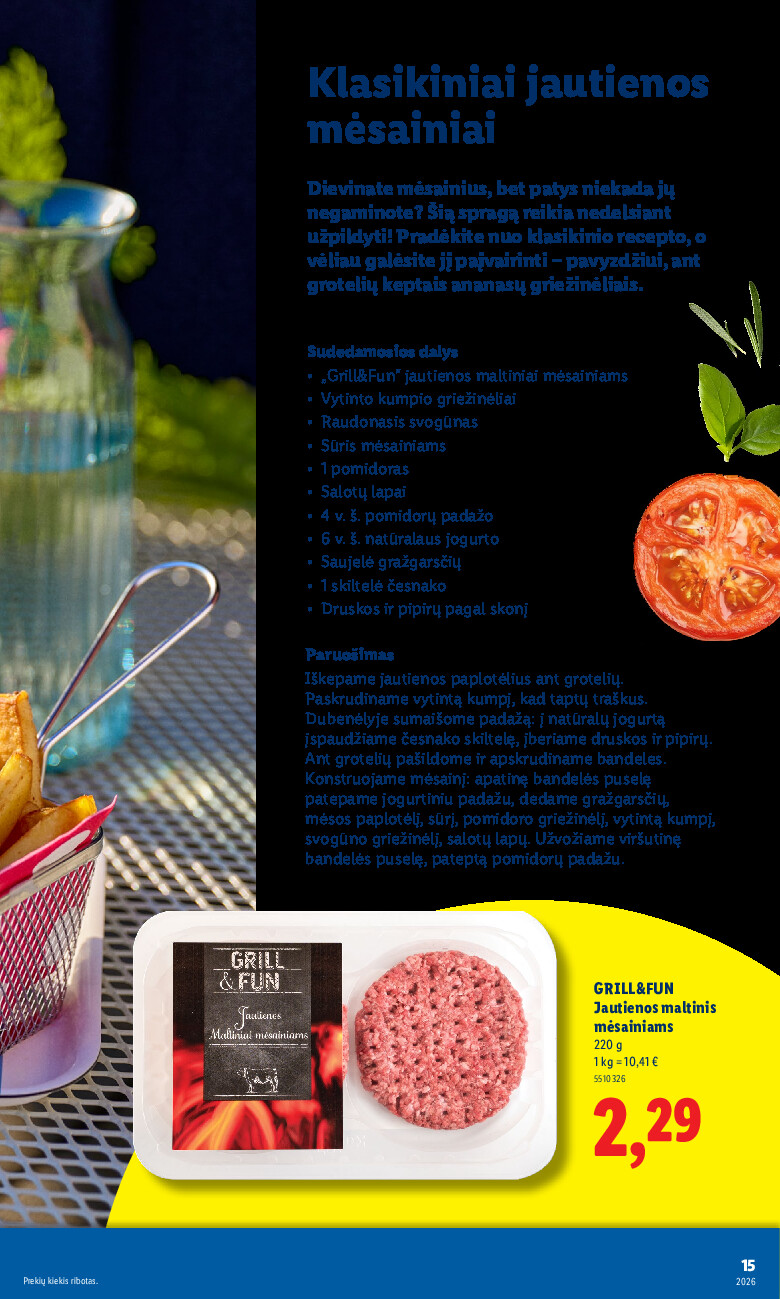 lidl - Grilio katalogas (2026-04-06 - 2026-08-31) - page: 15