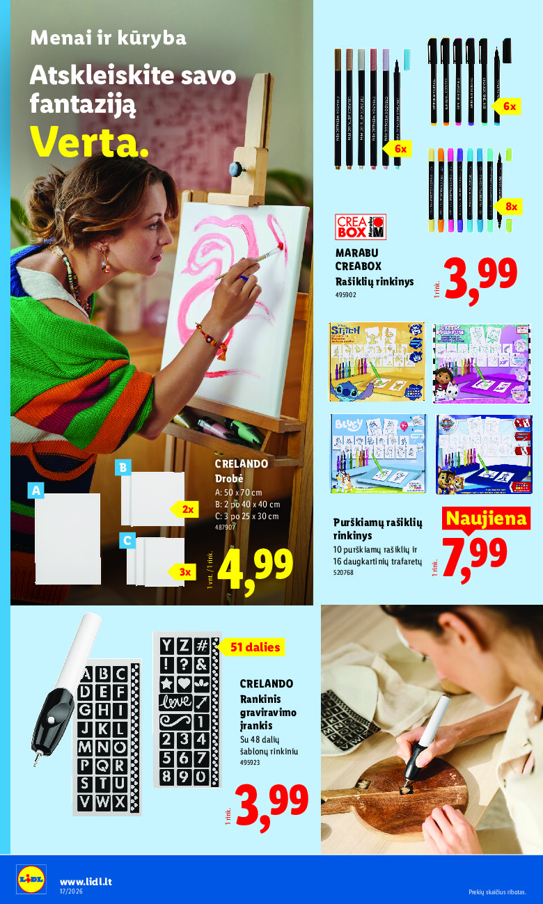 lidl - NE MAISTO PREKIŲ PASIŪLYMAI (2026-04-20 - 2026-04-26) - page: 20