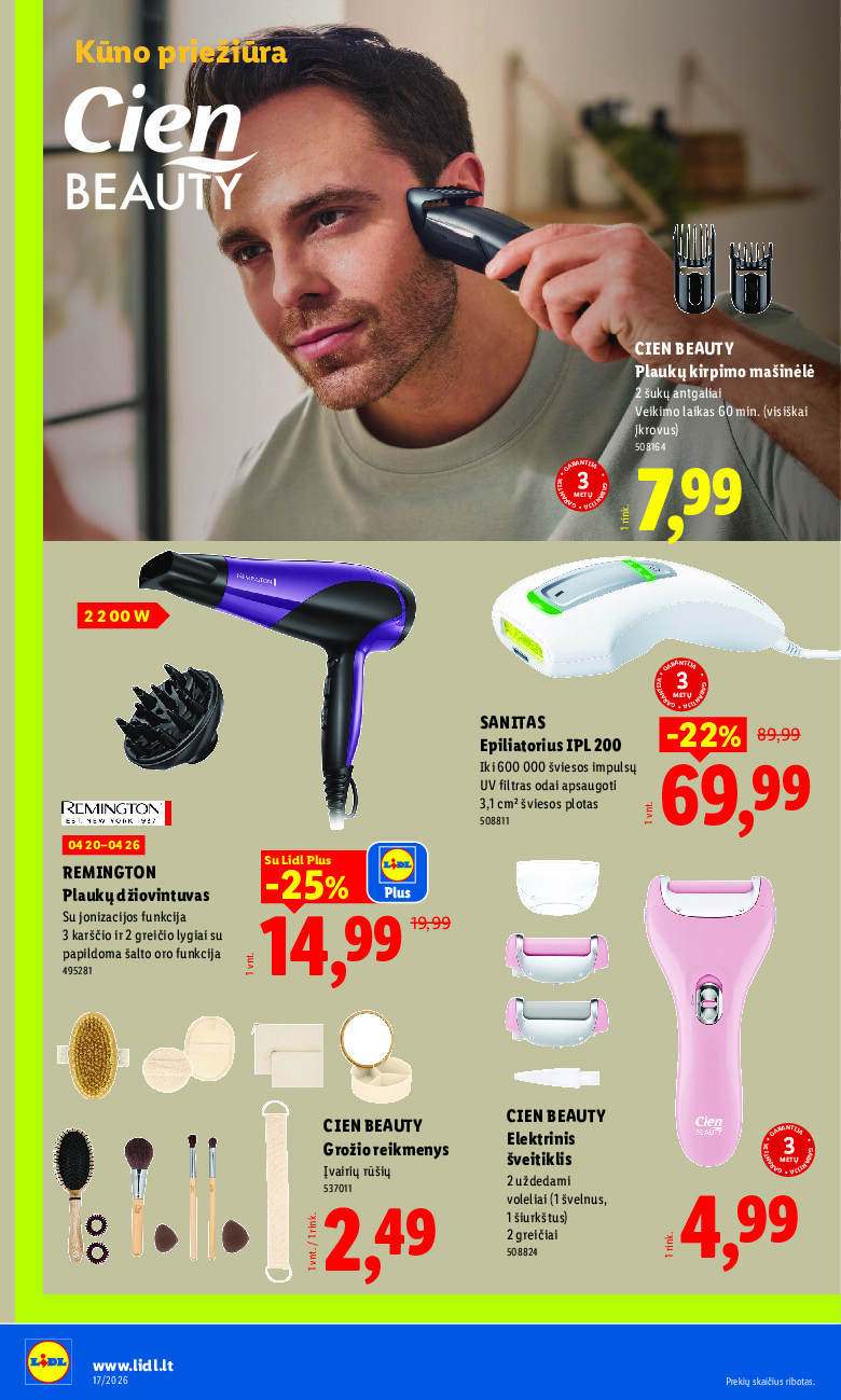 lidl - NE MAISTO PREKIŲ PASIŪLYMAI (2026-04-20 - 2026-04-26) - page: 6