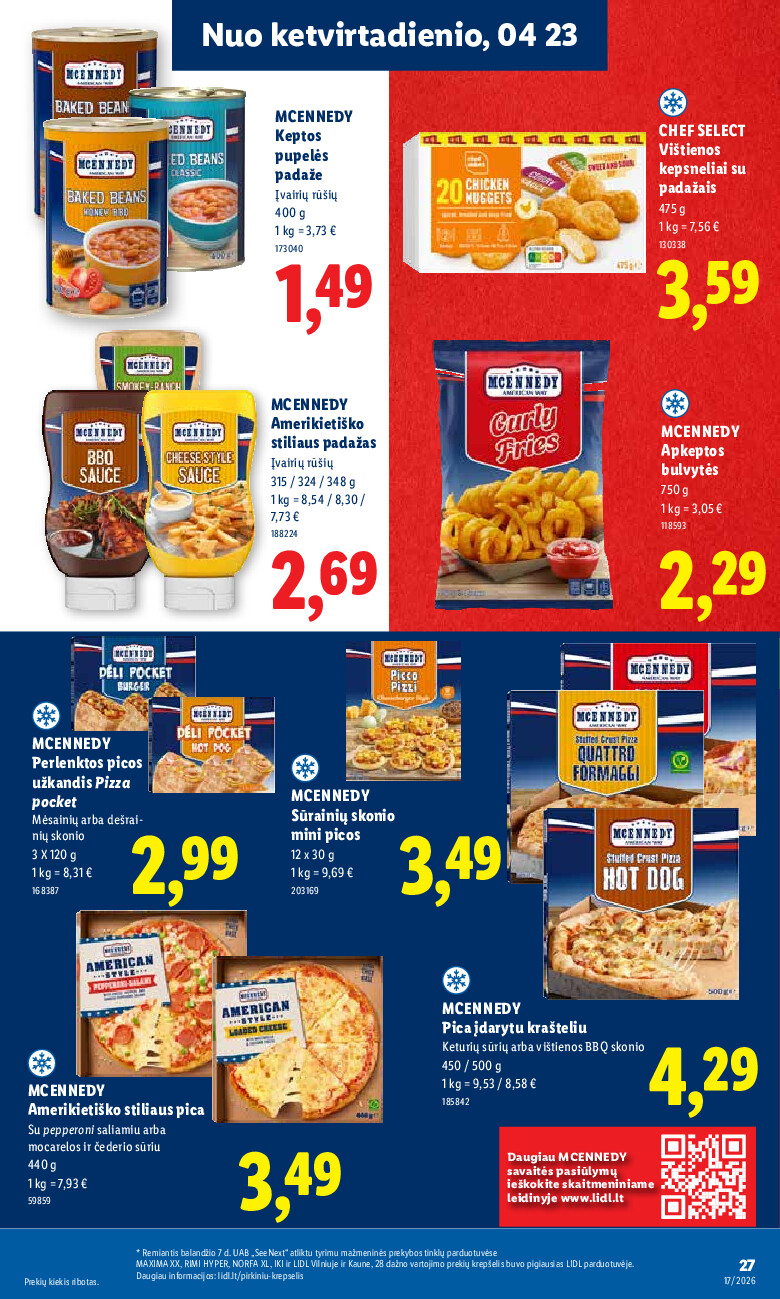 lidl - MAISTO PREKIŲ PASIŪLYMAI (2026-04-20 - 2026-04-26) - page: 21