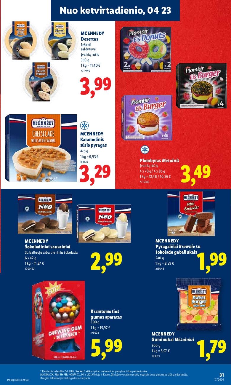 lidl - MAISTO PREKIŲ PASIŪLYMAI (2026-04-20 - 2026-04-26) - page: 25