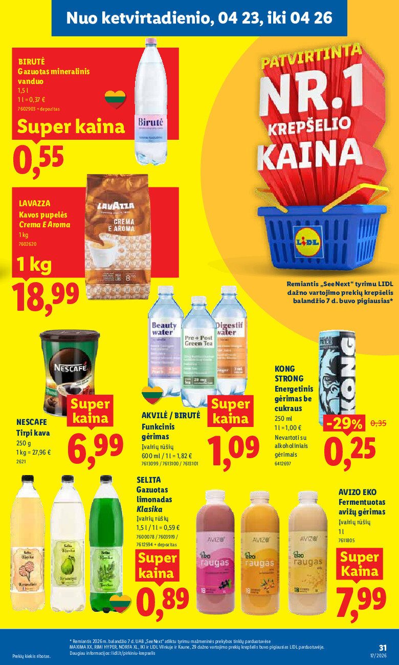lidl - MAISTO PREKIŲ PASIŪLYMAI (2026-04-20 - 2026-04-26) - page: 27