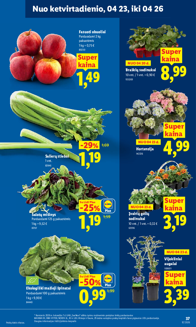 lidl - MAISTO PREKIŲ PASIŪLYMAI (2026-04-20 - 2026-04-26) - page: 33