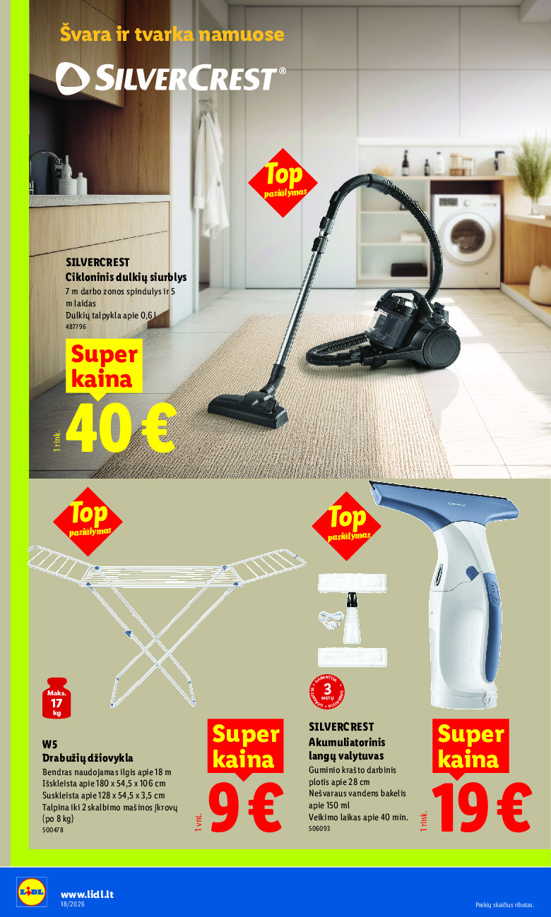 lidl - NE MAISTO PREKIŲ PASIŪLYMAI (2026-04-27 - 2026-05-03) - page: 2