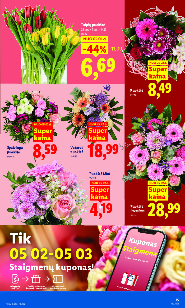 lidl - NE MAISTO PREKIŲ PASIŪLYMAI (2026-04-27 - 2026-05-03) - page: 15