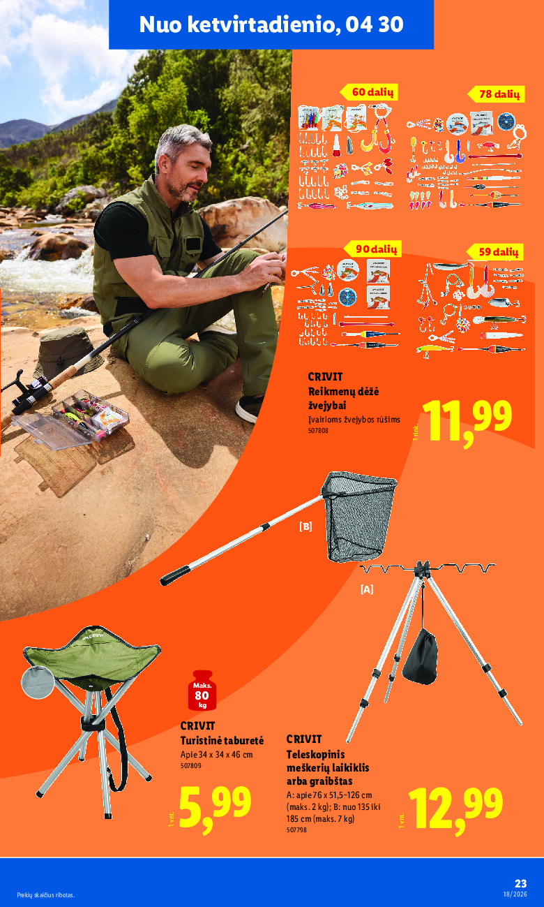 lidl - NE MAISTO PREKIŲ PASIŪLYMAI (2026-04-27 - 2026-05-03) - page: 23
