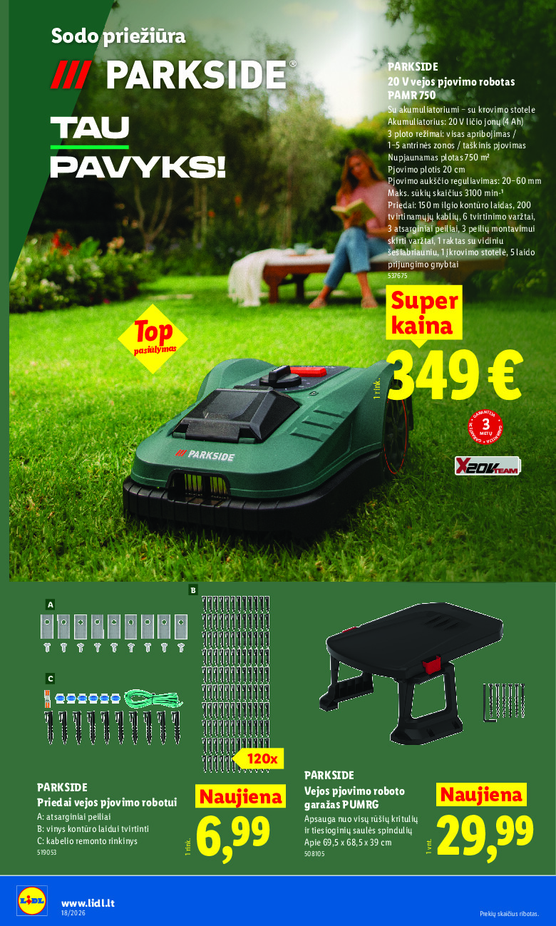 lidl - NE MAISTO PREKIŲ PASIŪLYMAI (2026-04-27 - 2026-05-03) - page: 24