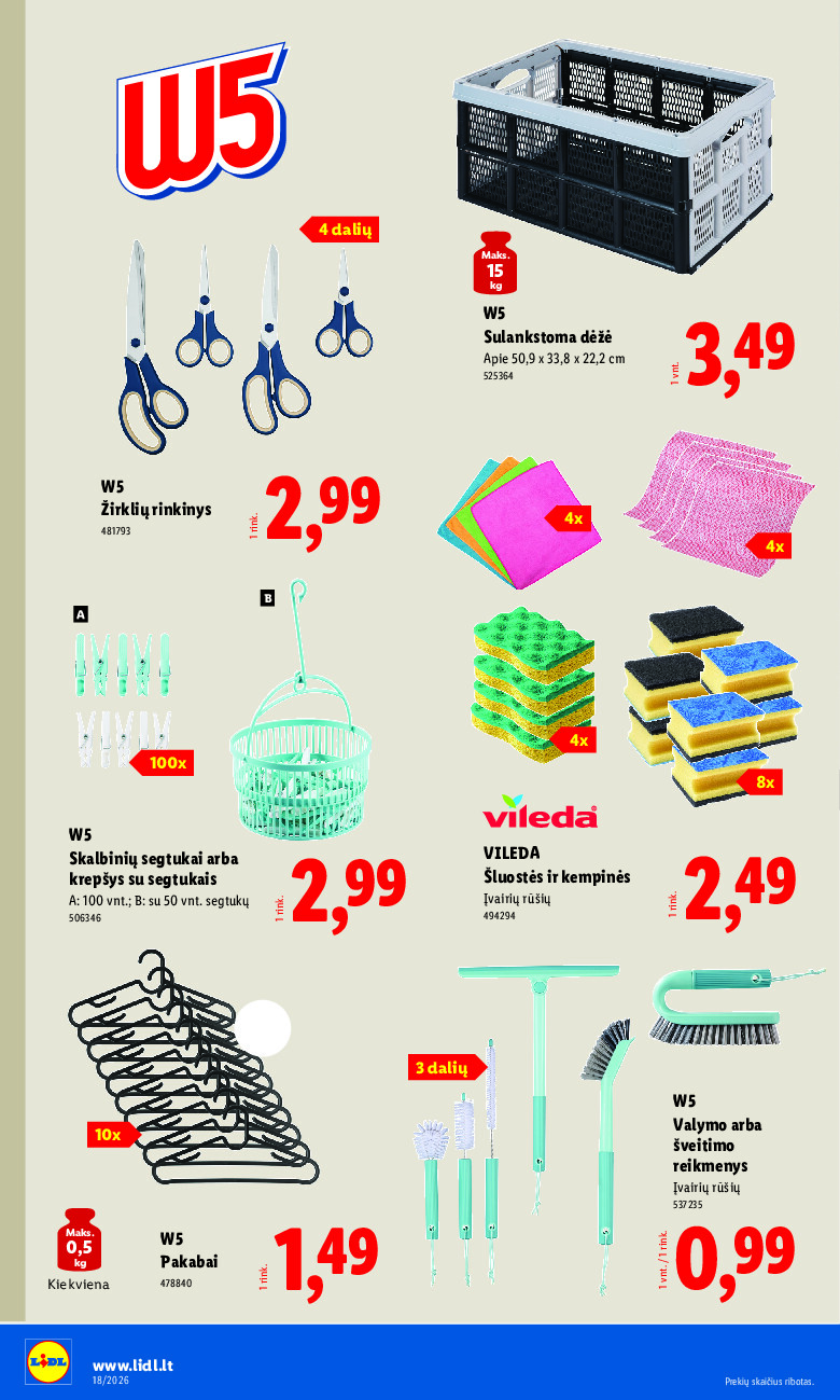 lidl - NE MAISTO PREKIŲ PASIŪLYMAI (2026-04-27 - 2026-05-03) - page: 4