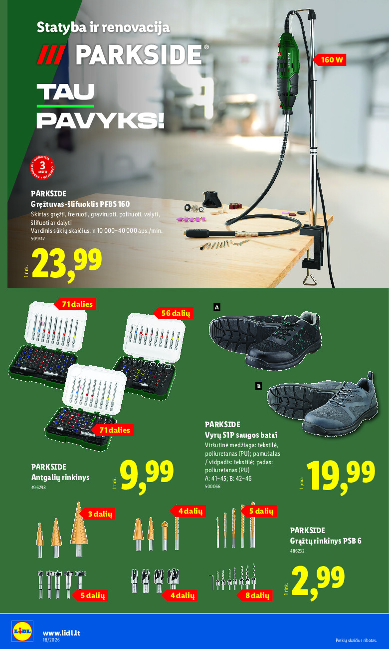 lidl - NE MAISTO PREKIŲ PASIŪLYMAI (2026-04-27 - 2026-05-03) - page: 8