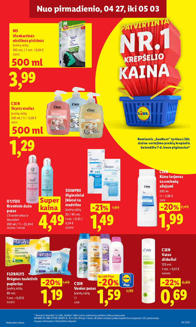 lidl - MAISTO PREKIŲ PASIŪLYMAI (2026-04-27 - 2026-05-03) - page: 21