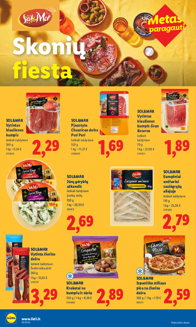 lidl - MAISTO PREKIŲ PASIŪLYMAI (2026-04-27 - 2026-05-03) - page: 22