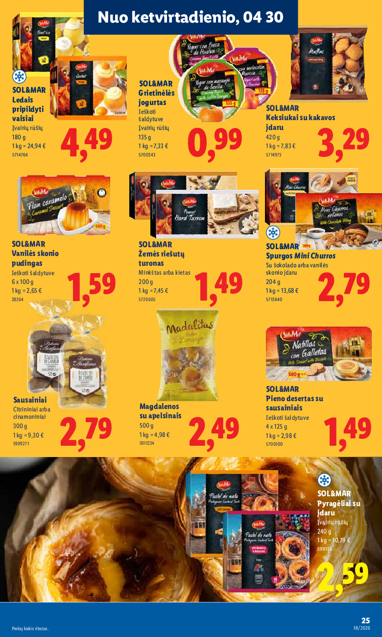 lidl - MAISTO PREKIŲ PASIŪLYMAI (2026-04-27 - 2026-05-03) - page: 25