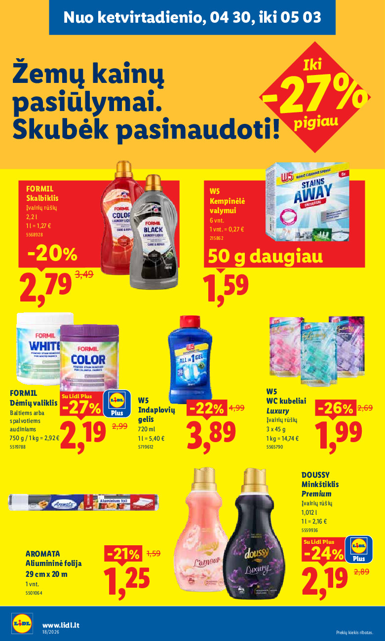 lidl - MAISTO PREKIŲ PASIŪLYMAI (2026-04-27 - 2026-05-03) - page: 26