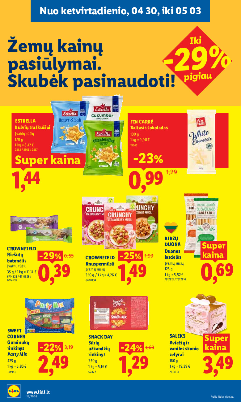 lidl - MAISTO PREKIŲ PASIŪLYMAI (2026-04-27 - 2026-05-03) - page: 30