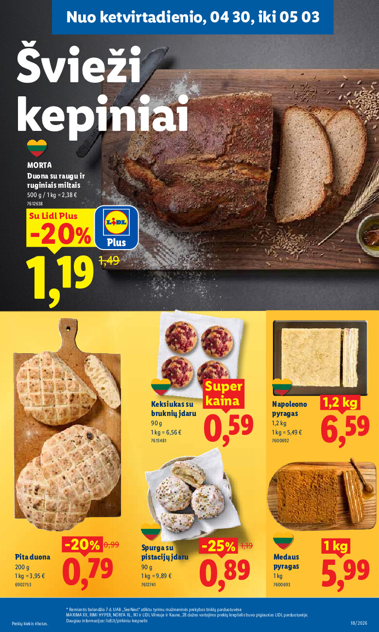 lidl - MAISTO PREKIŲ PASIŪLYMAI (2026-04-27 - 2026-05-03) - page: 31