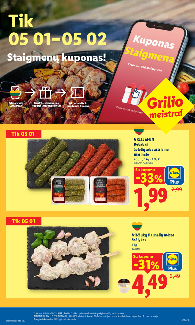 lidl - MAISTO PREKIŲ PASIŪLYMAI (2026-04-27 - 2026-05-03) - page: 33