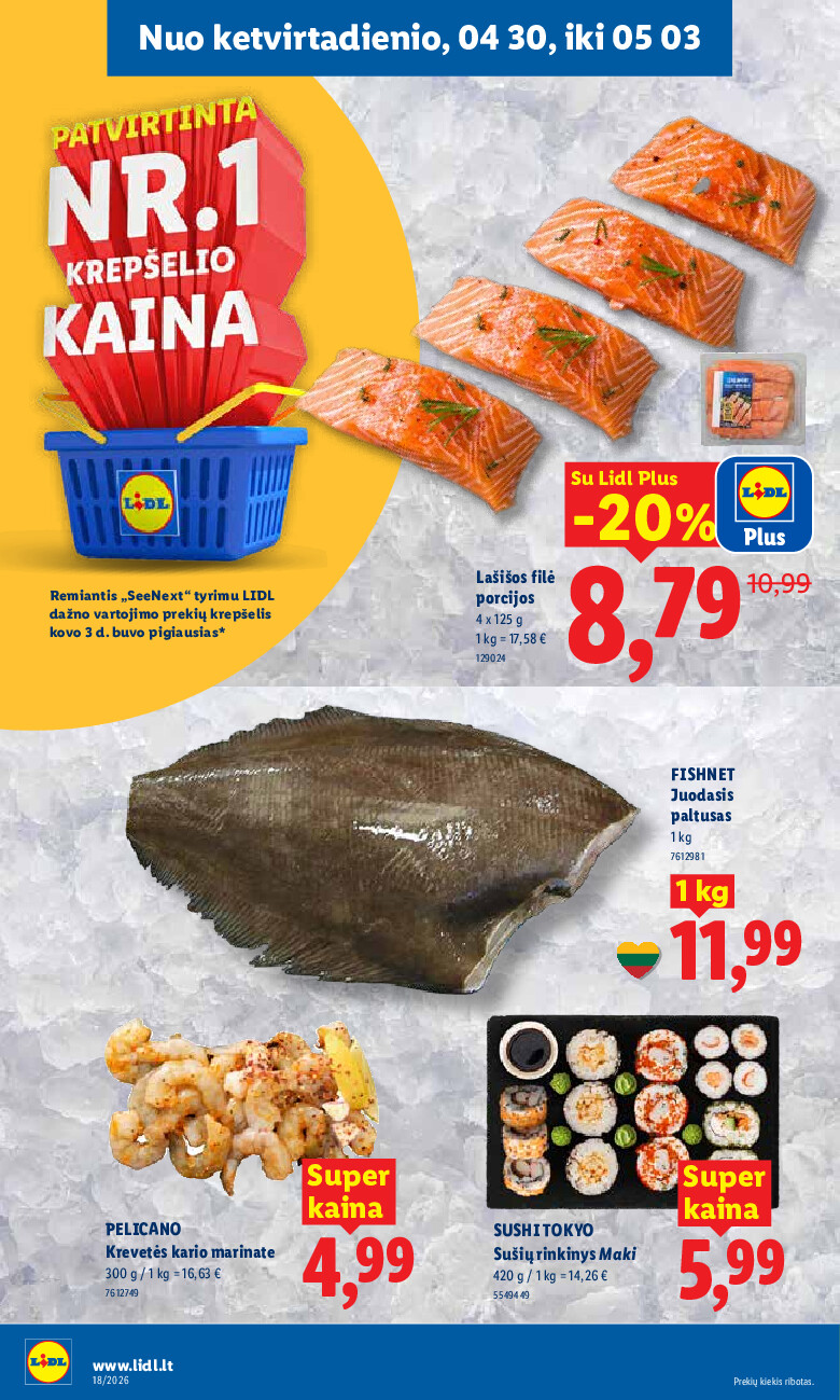 lidl - MAISTO PREKIŲ PASIŪLYMAI (2026-04-27 - 2026-05-03) - page: 36