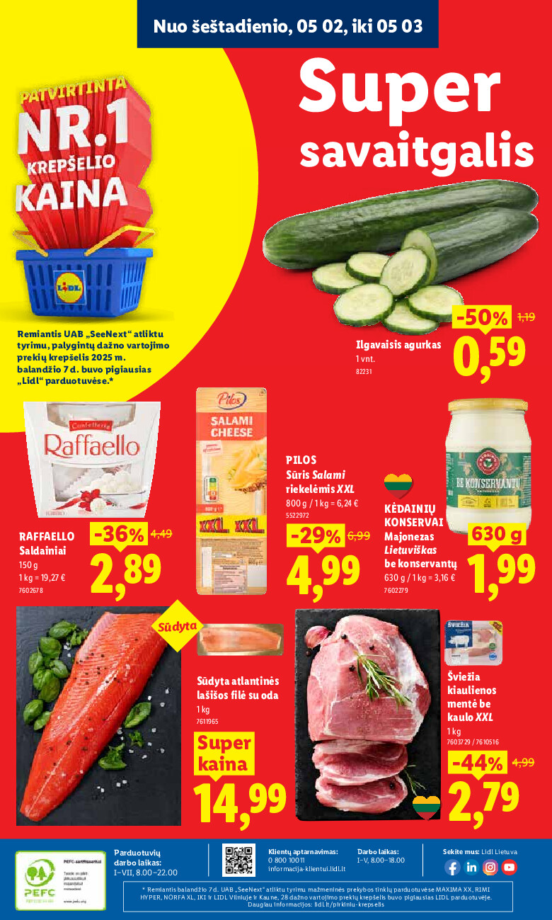 lidl - MAISTO PREKIŲ PASIŪLYMAI (2026-04-27 - 2026-05-03) - page: 38