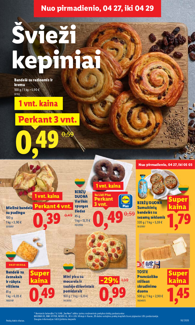 lidl - MAISTO PREKIŲ PASIŪLYMAI (2026-04-27 - 2026-05-03) - page: 7