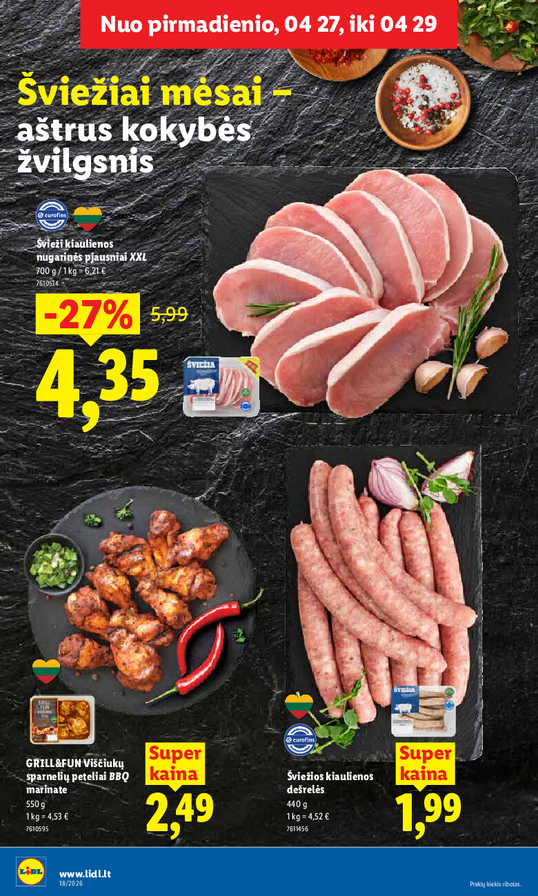 lidl - MAISTO PREKIŲ PASIŪLYMAI (2026-04-27 - 2026-05-03) - page: 8