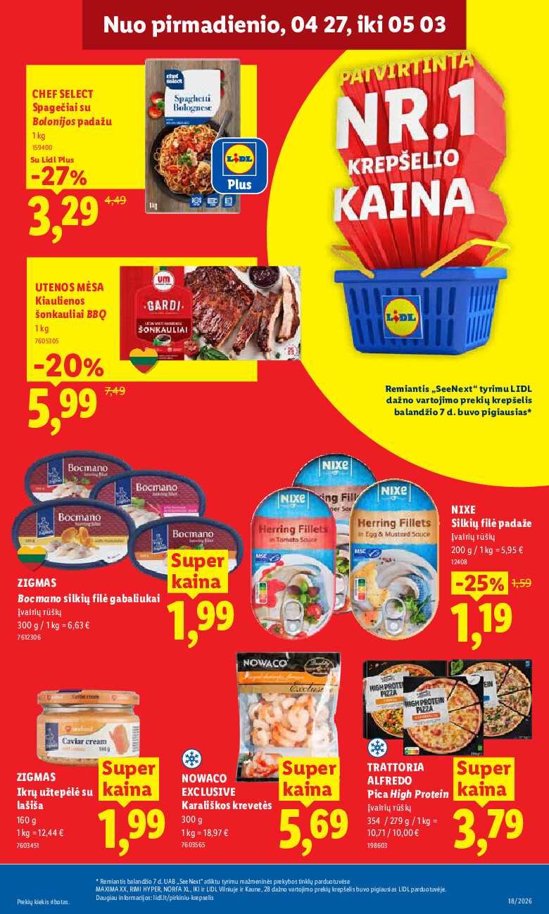 lidl - MAISTO PREKIŲ PASIŪLYMAI (2026-04-27 - 2026-05-03) - page: 9