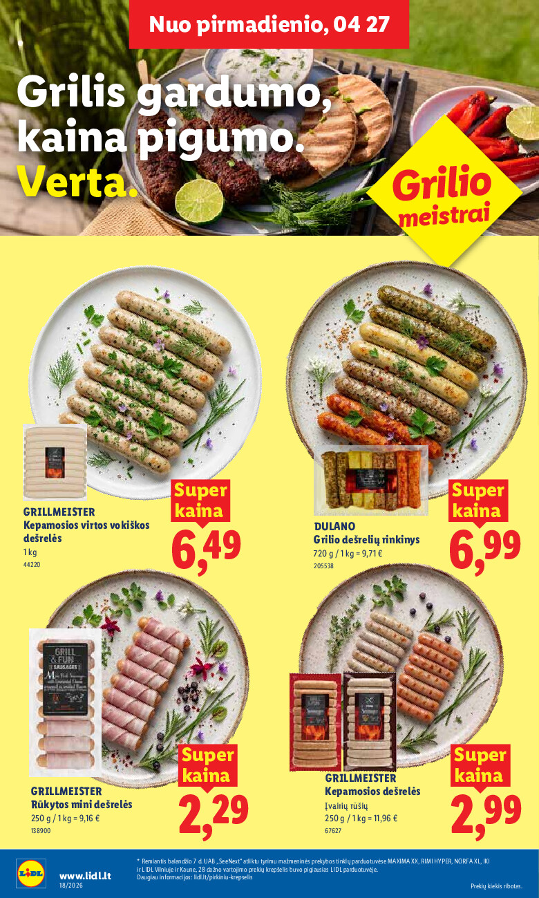 lidl - MAISTO PREKIŲ PASIŪLYMAI (2026-04-27 - 2026-05-03) - page: 10