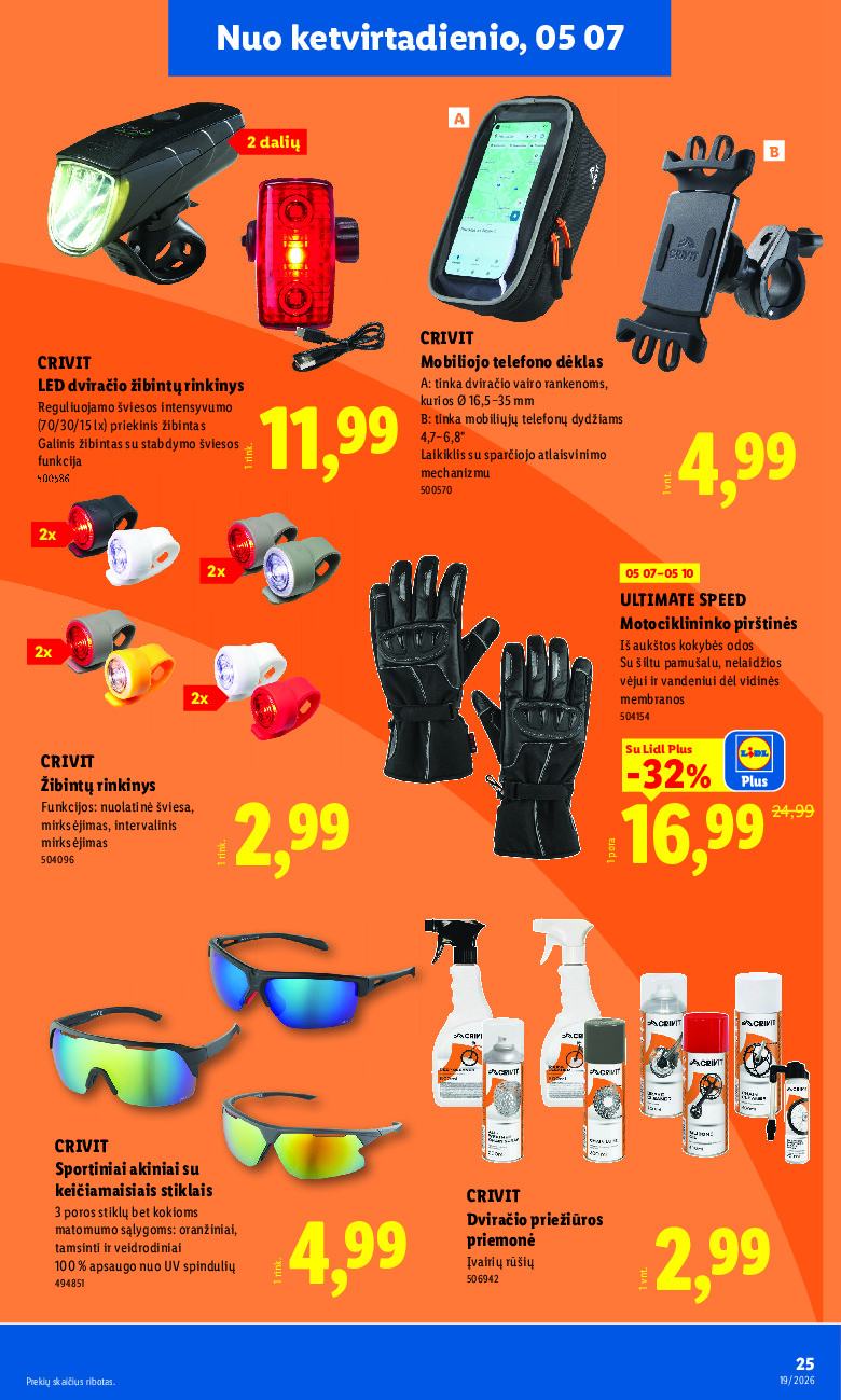 lidl - NE MAISTO PREKIŲ PASIŪLYMAI (2026-05-04 - 2026-05-10) - page: 25