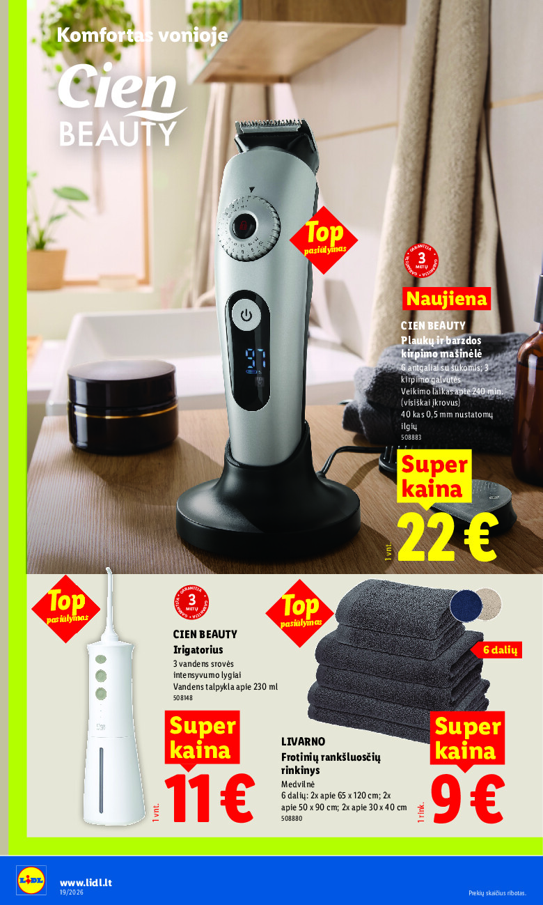 lidl - NE MAISTO PREKIŲ PASIŪLYMAI (2026-05-04 - 2026-05-10) - page: 4