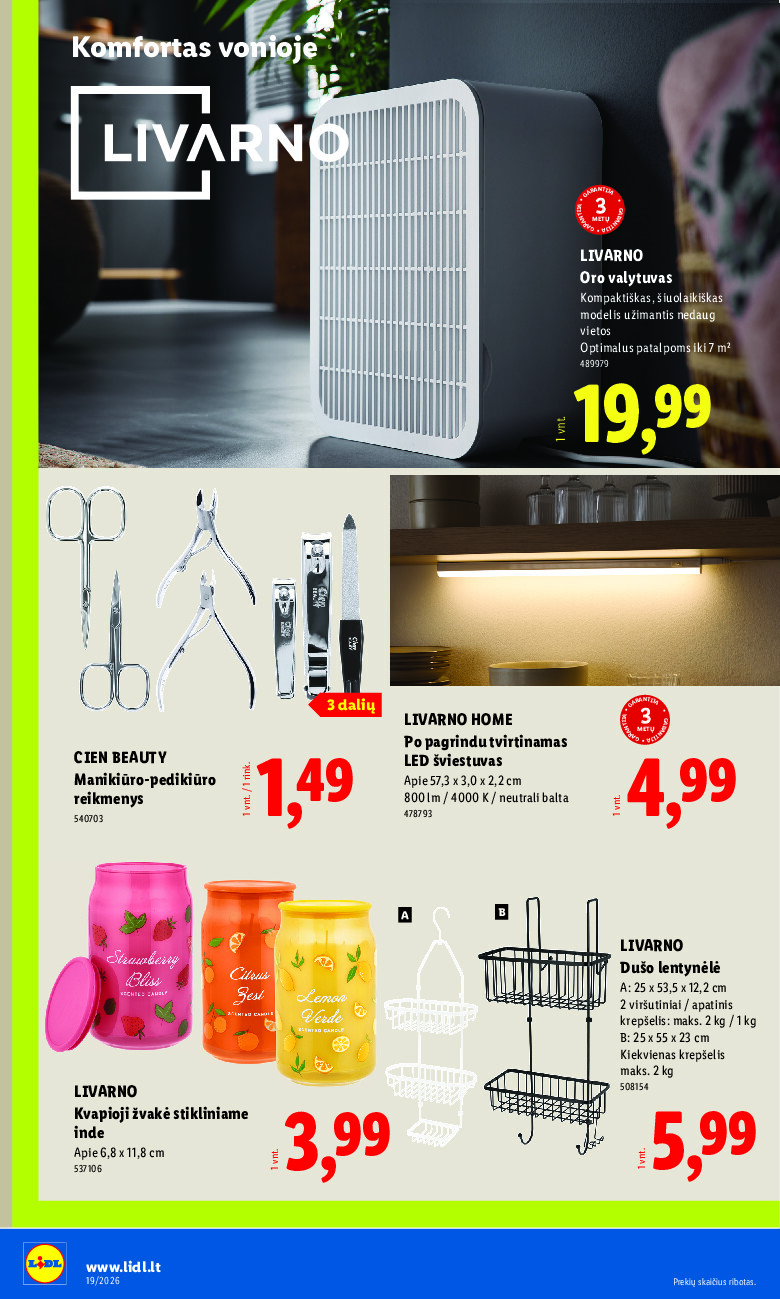 lidl - NE MAISTO PREKIŲ PASIŪLYMAI (2026-05-04 - 2026-05-10) - page: 6