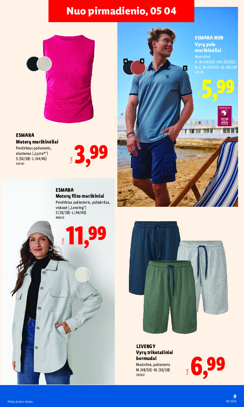 lidl - NE MAISTO PREKIŲ PASIŪLYMAI (2026-05-04 - 2026-05-10) - page: 9