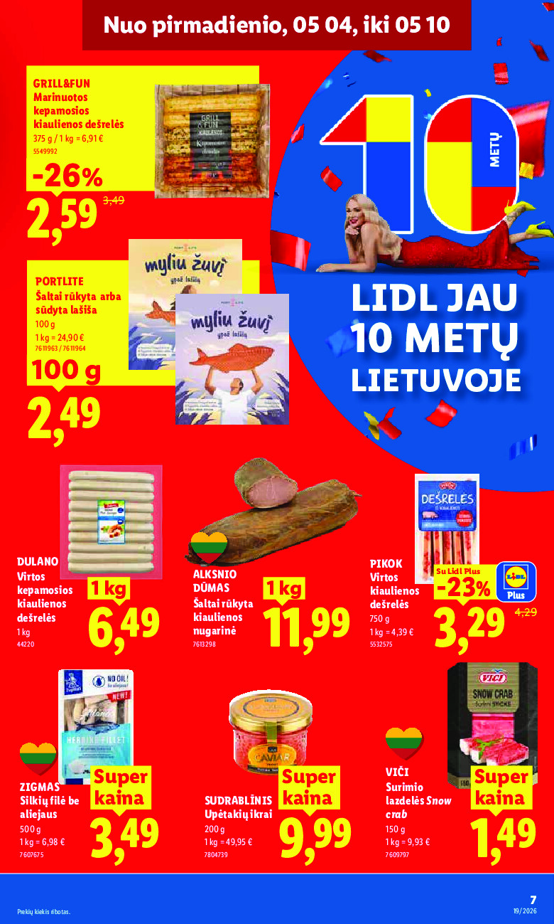 lidl - MAISTO PREKIŲ PASIŪLYMAI (2026-05-04 - 2026-05-10) - page: 11