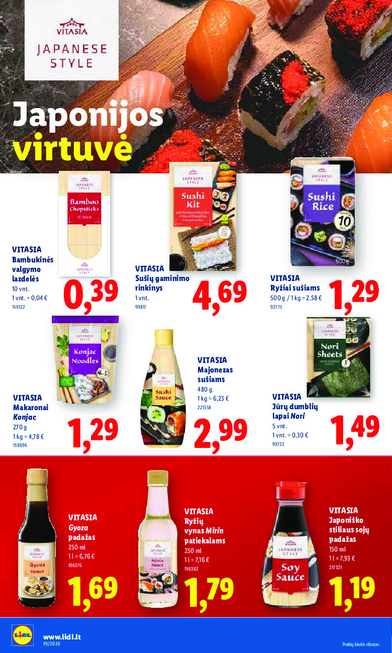 lidl - MAISTO PREKIŲ PASIŪLYMAI (2026-05-04 - 2026-05-10) - page: 12