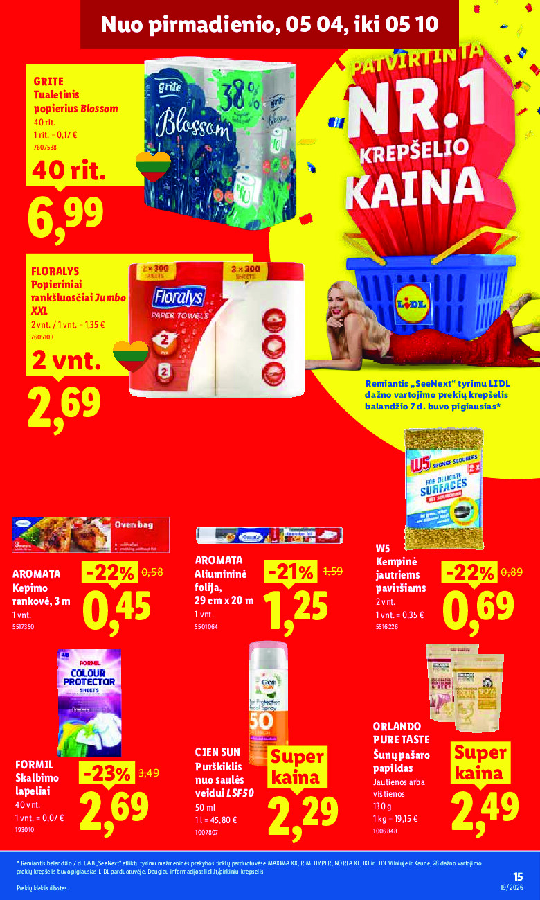 lidl - MAISTO PREKIŲ PASIŪLYMAI (2026-05-04 - 2026-05-10) - page: 23